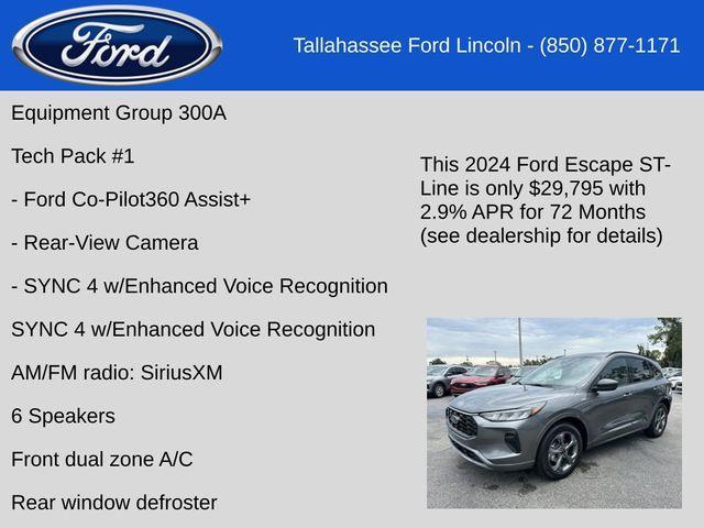 new 2024 Ford Escape car, priced at $29,795