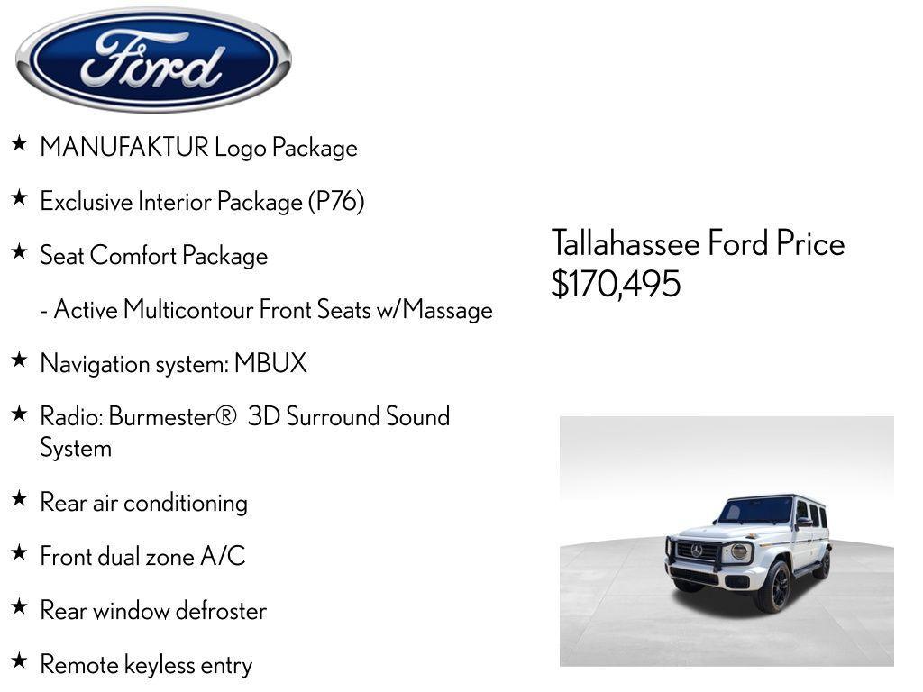 used 2025 Mercedes-Benz G-Class car, priced at $157,694