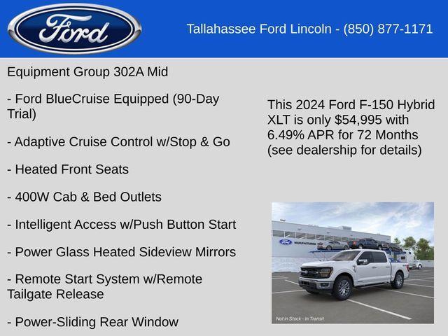 new 2024 Ford F-150 car, priced at $54,995