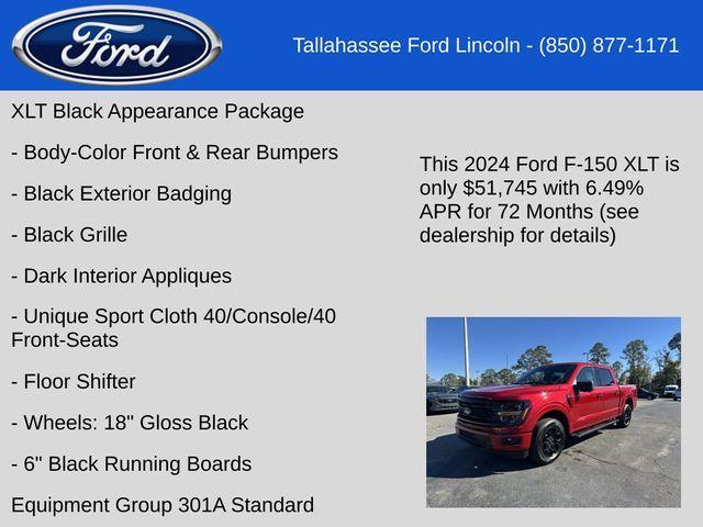 new 2024 Ford F-150 car, priced at $47,895