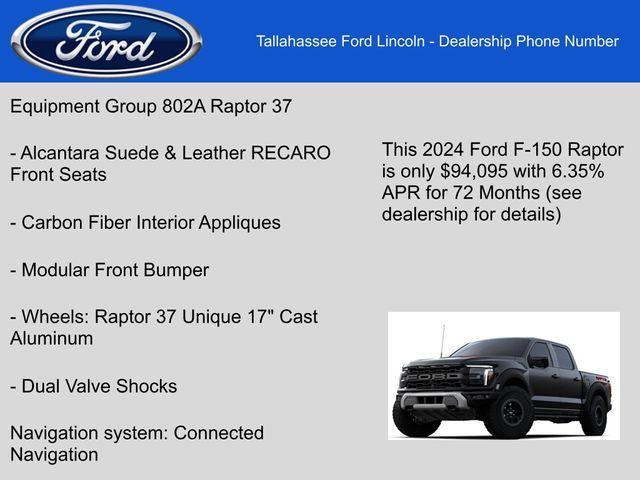 new 2024 Ford F-150 car, priced at $94,095