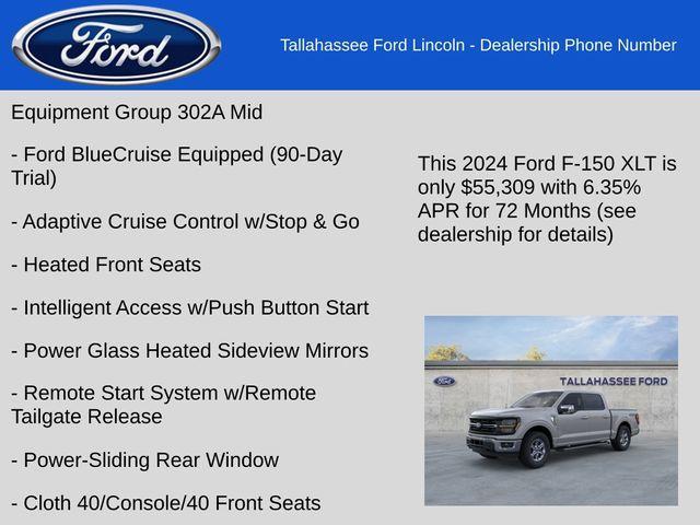 new 2024 Ford F-150 car, priced at $55,309