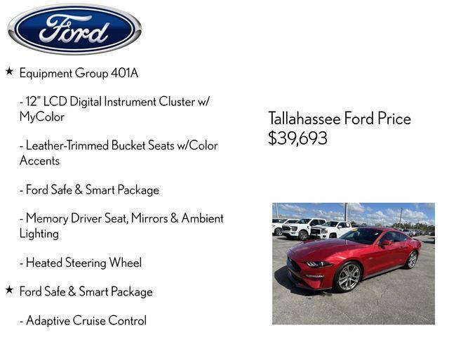 used 2022 Ford Mustang car, priced at $39,693