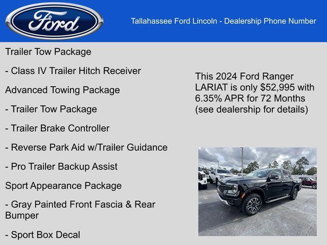 new 2024 Ford Ranger car, priced at $52,995