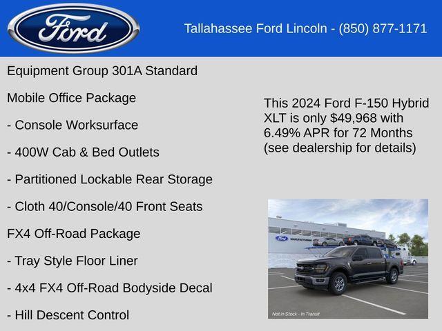 new 2024 Ford F-150 car, priced at $49,968