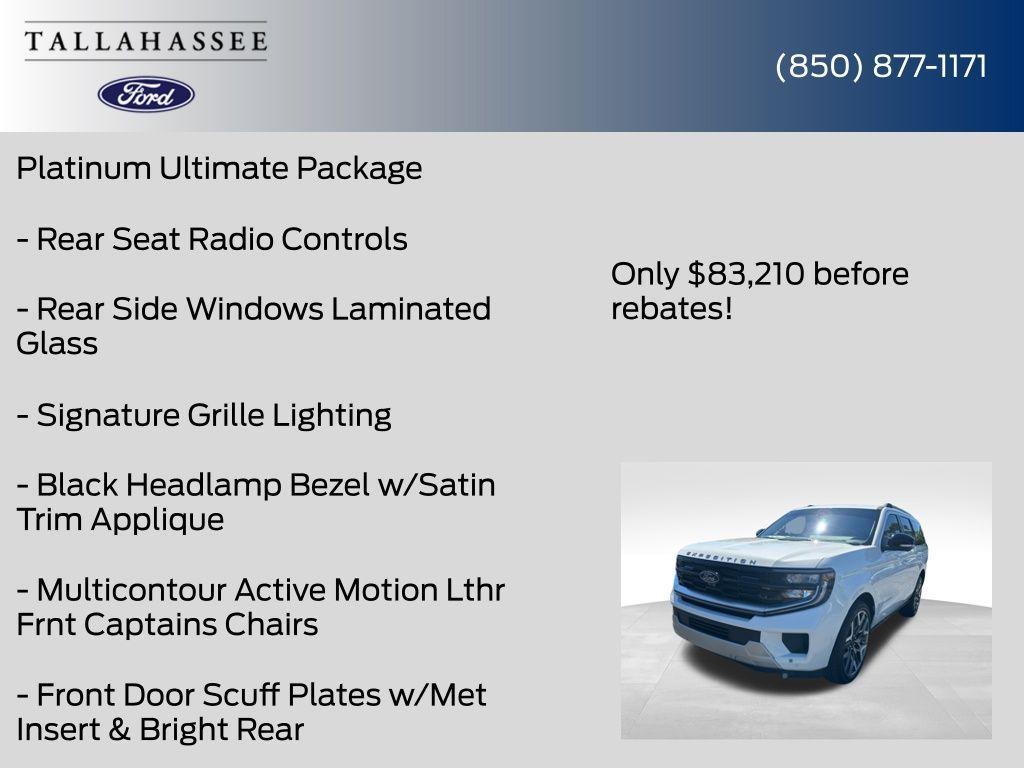new 2025 Ford Expedition car, priced at $83,210