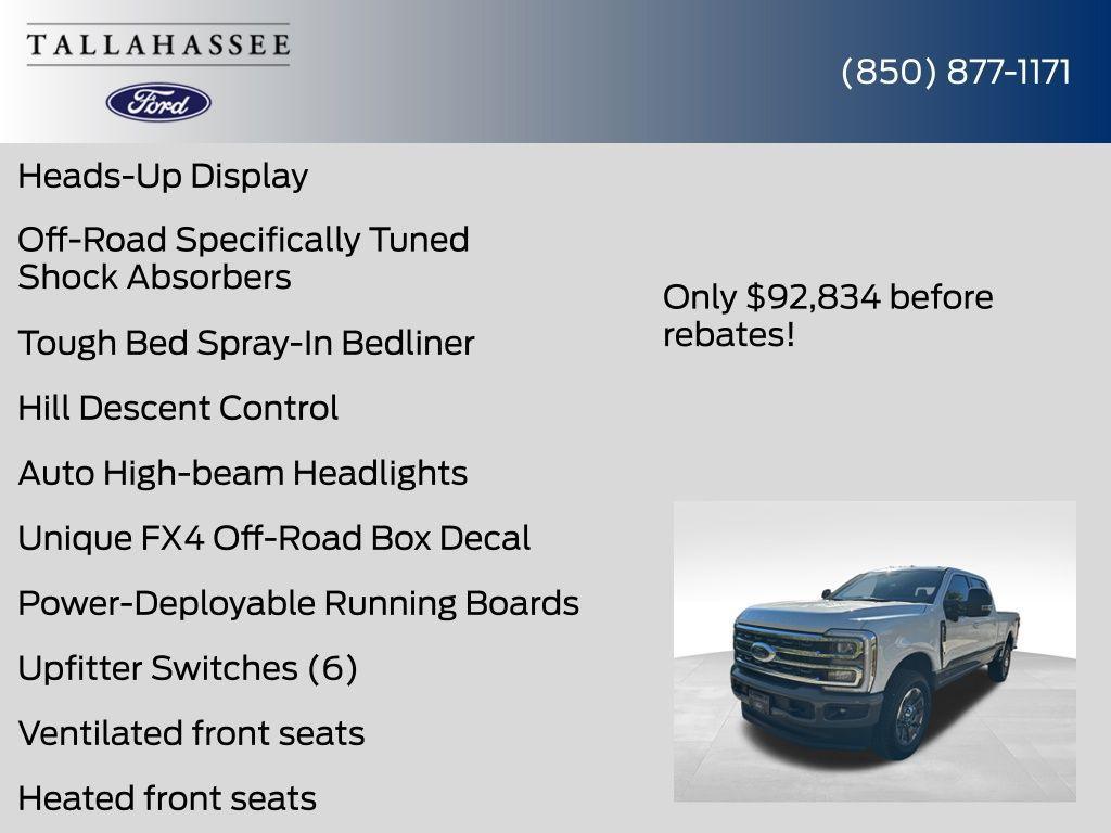 new 2026 Ford F-250 car, priced at $92,834