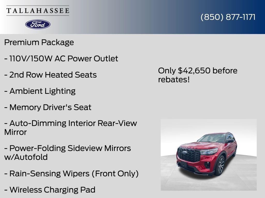 new 2025 Ford Explorer car, priced at $42,650