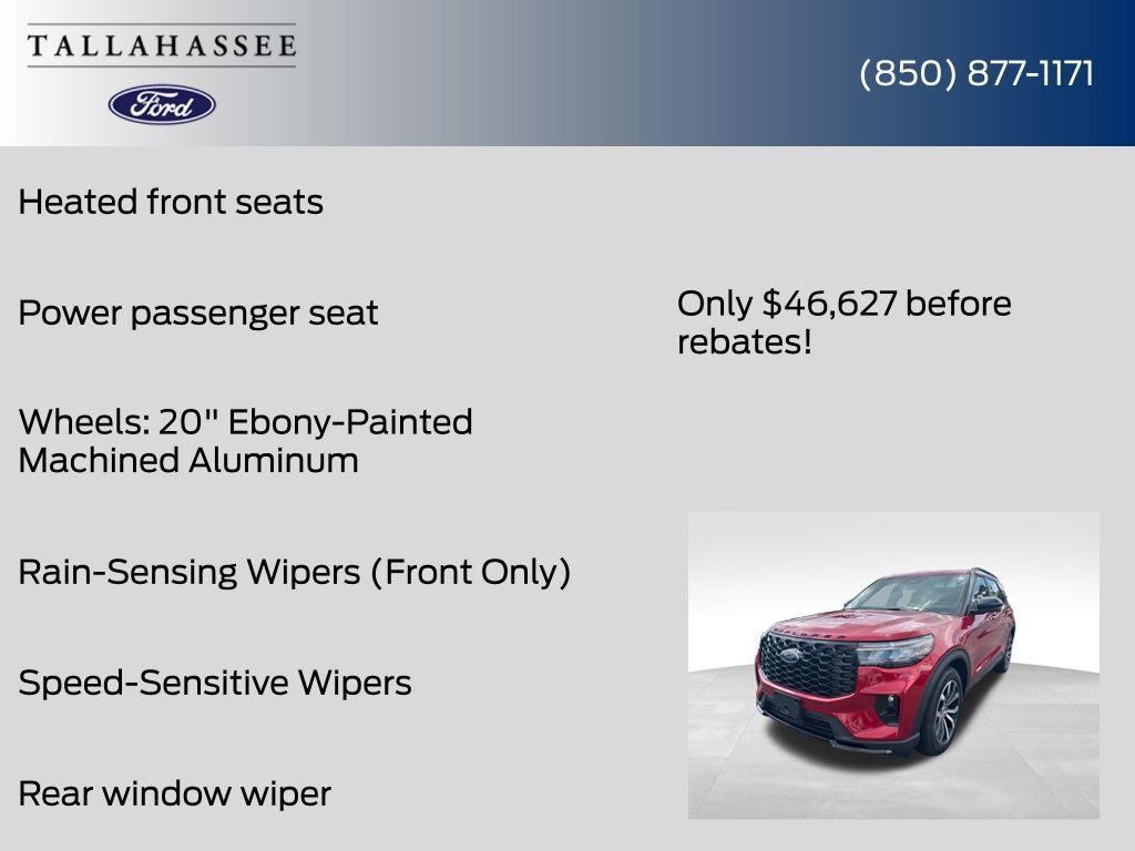 new 2025 Ford Explorer car, priced at $44,642