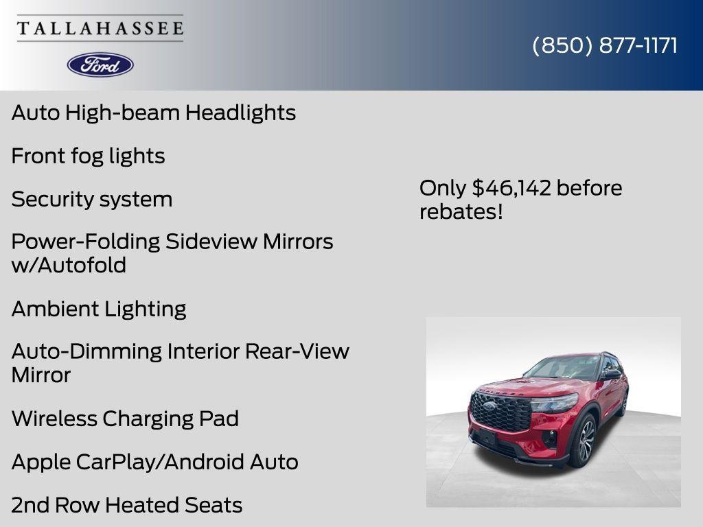 new 2025 Ford Explorer car, priced at $44,642