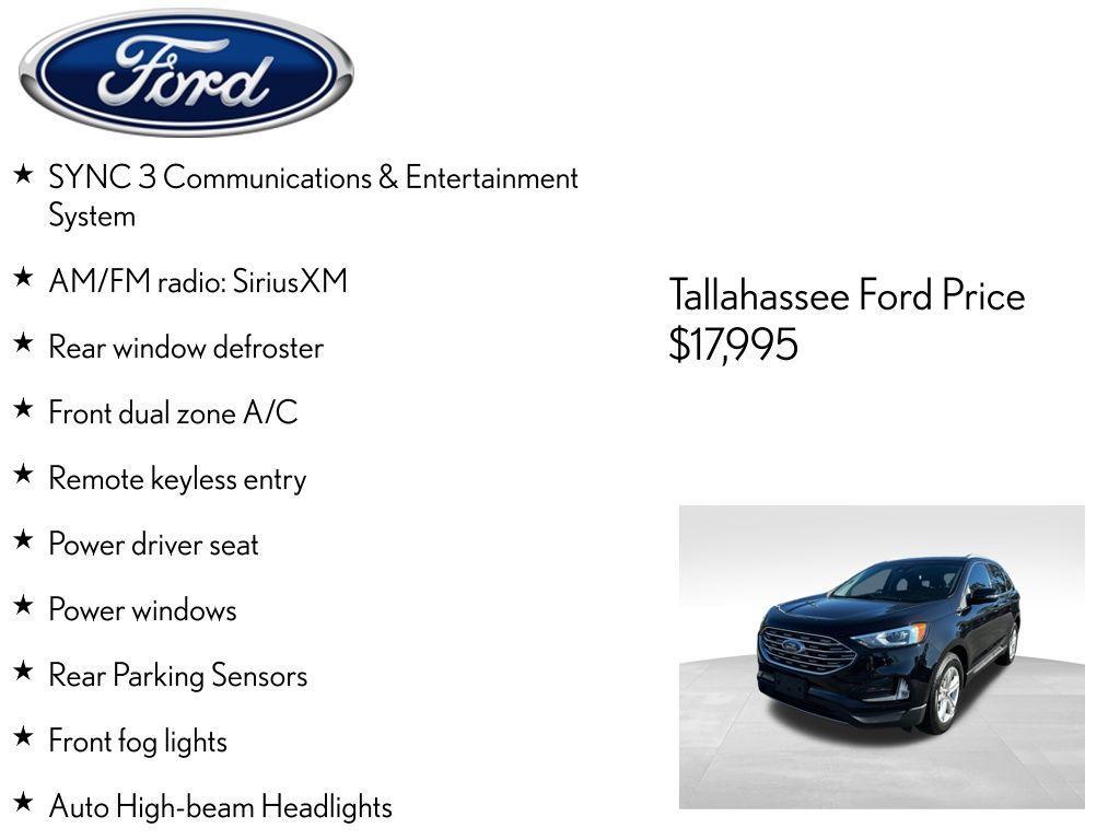 used 2019 Ford Edge car, priced at $12,873