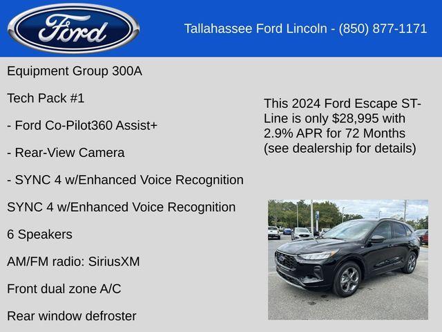 new 2024 Ford Escape car, priced at $28,995