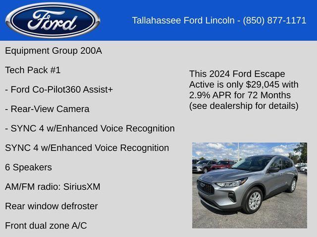 new 2024 Ford Escape car, priced at $29,045