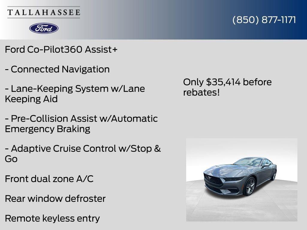 new 2025 Ford Mustang car, priced at $32,914