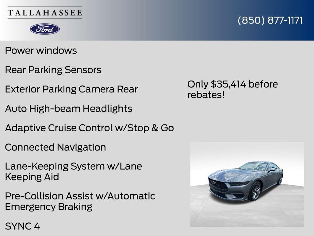 new 2025 Ford Mustang car, priced at $32,914