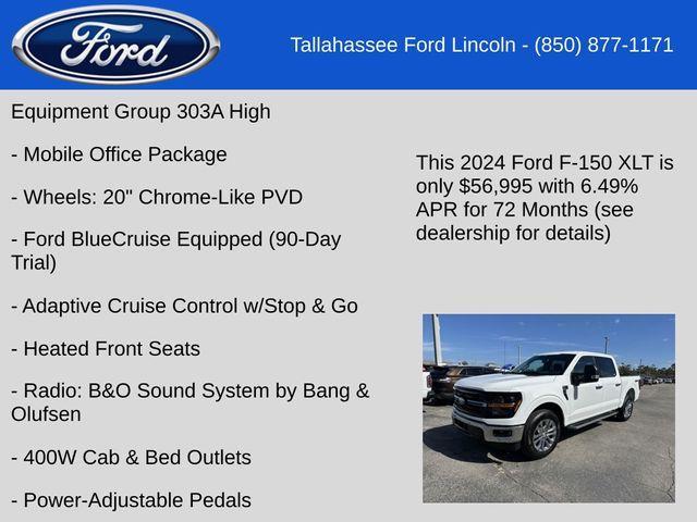 new 2024 Ford F-150 car, priced at $56,995