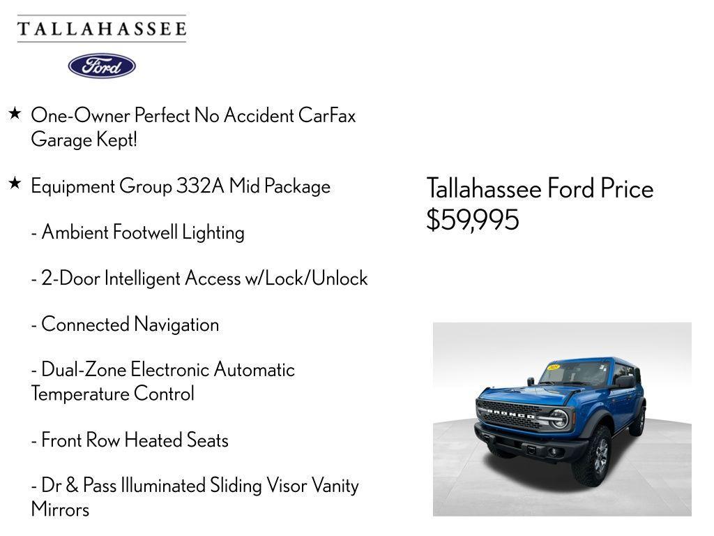 used 2025 Ford Bronco car, priced at $54,981