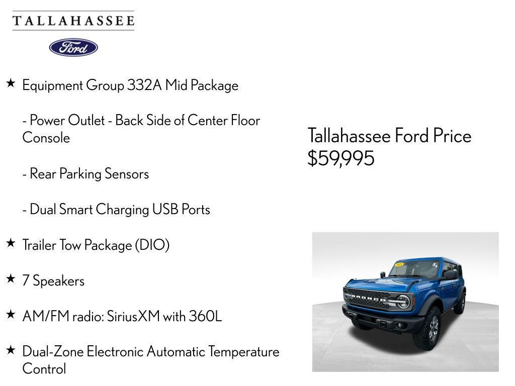 used 2025 Ford Bronco car, priced at $54,981