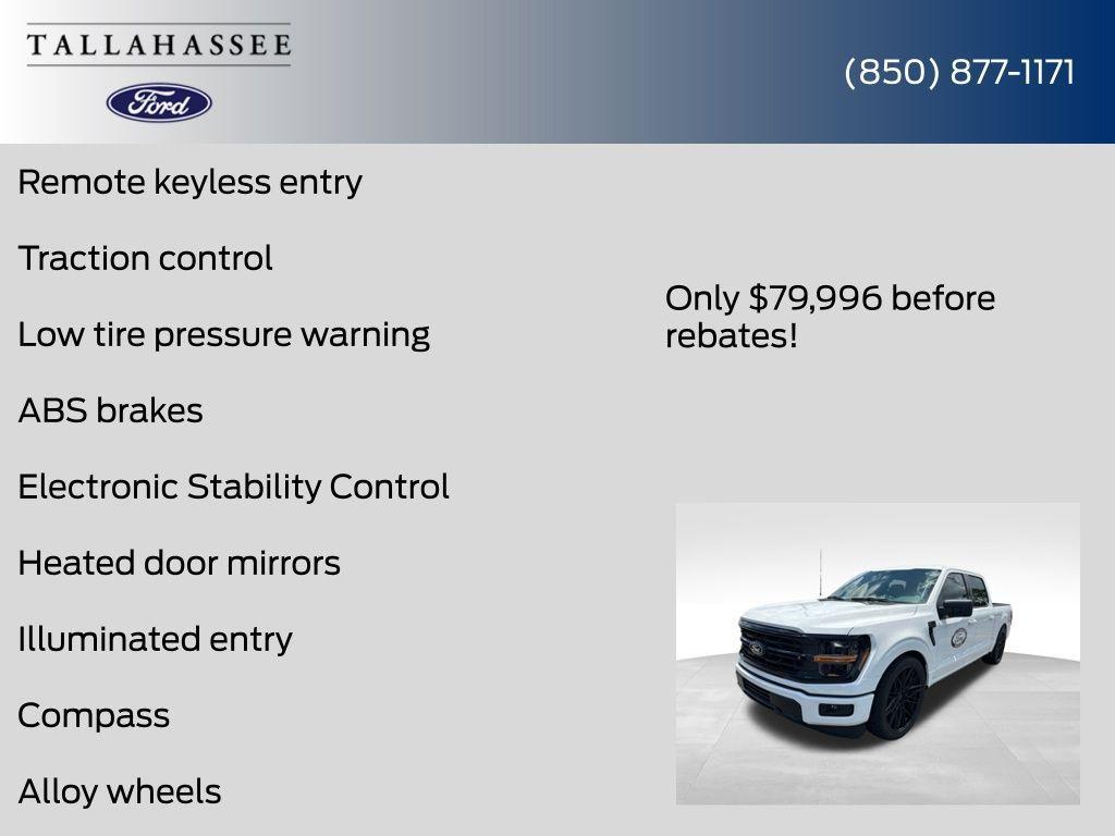 new 2025 Ford F-150 car, priced at $78,996