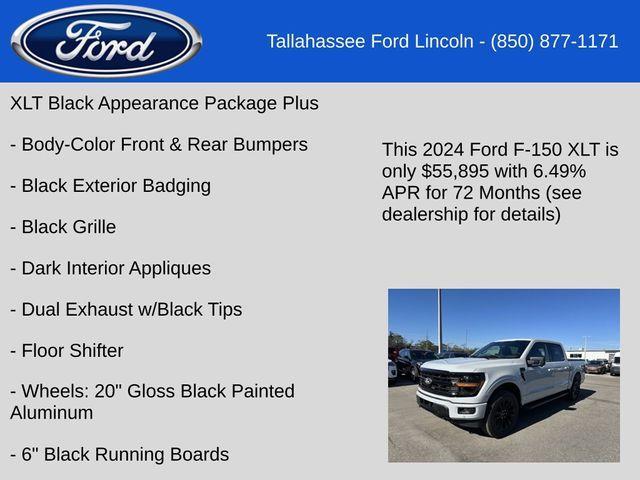 new 2024 Ford F-150 car, priced at $55,895