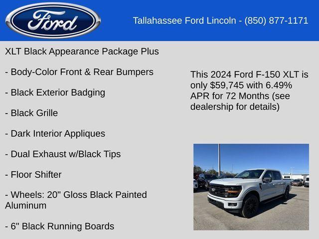 new 2024 Ford F-150 car, priced at $55,395