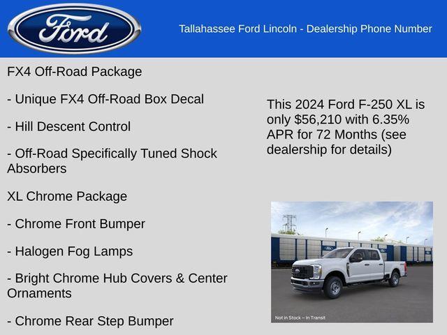 new 2024 Ford F-250 car, priced at $56,210