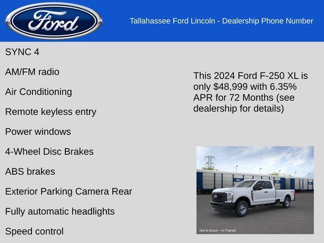 new 2024 Ford F-250 car, priced at $48,999