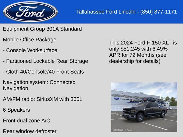 new 2024 Ford F-150 car, priced at $51,245