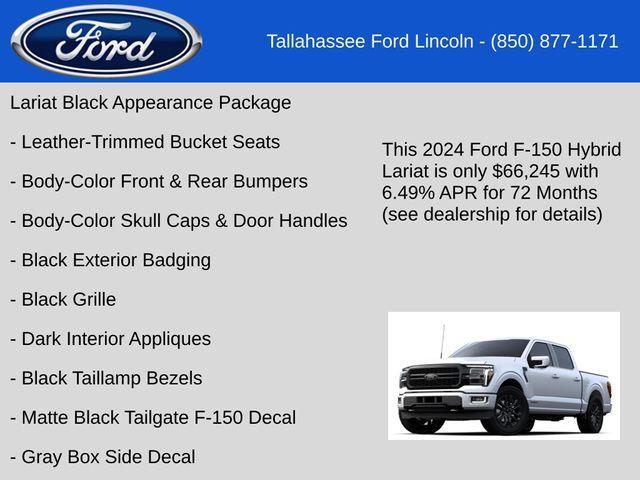 new 2024 Ford F-150 car, priced at $66,245