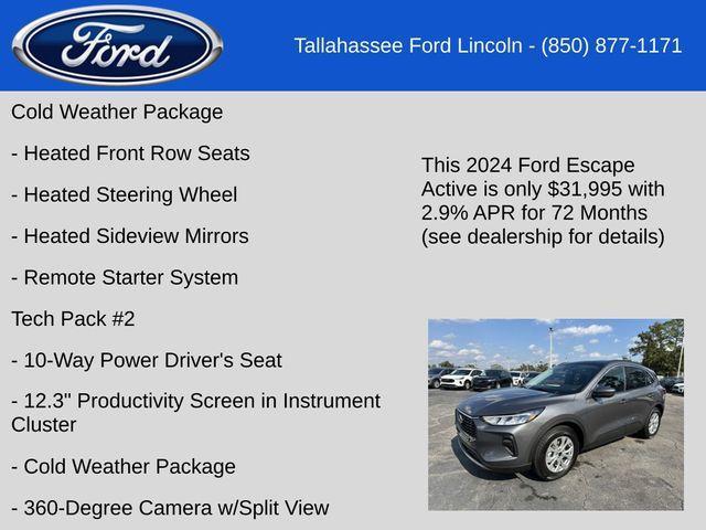 new 2024 Ford Escape car, priced at $31,995