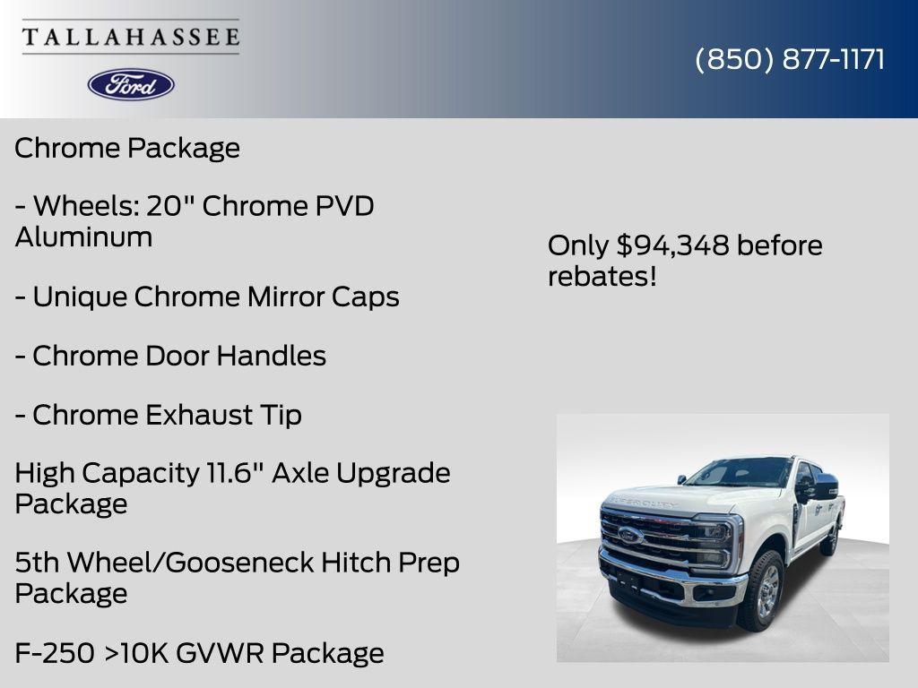 new 2025 Ford F-250 car, priced at $94,348
