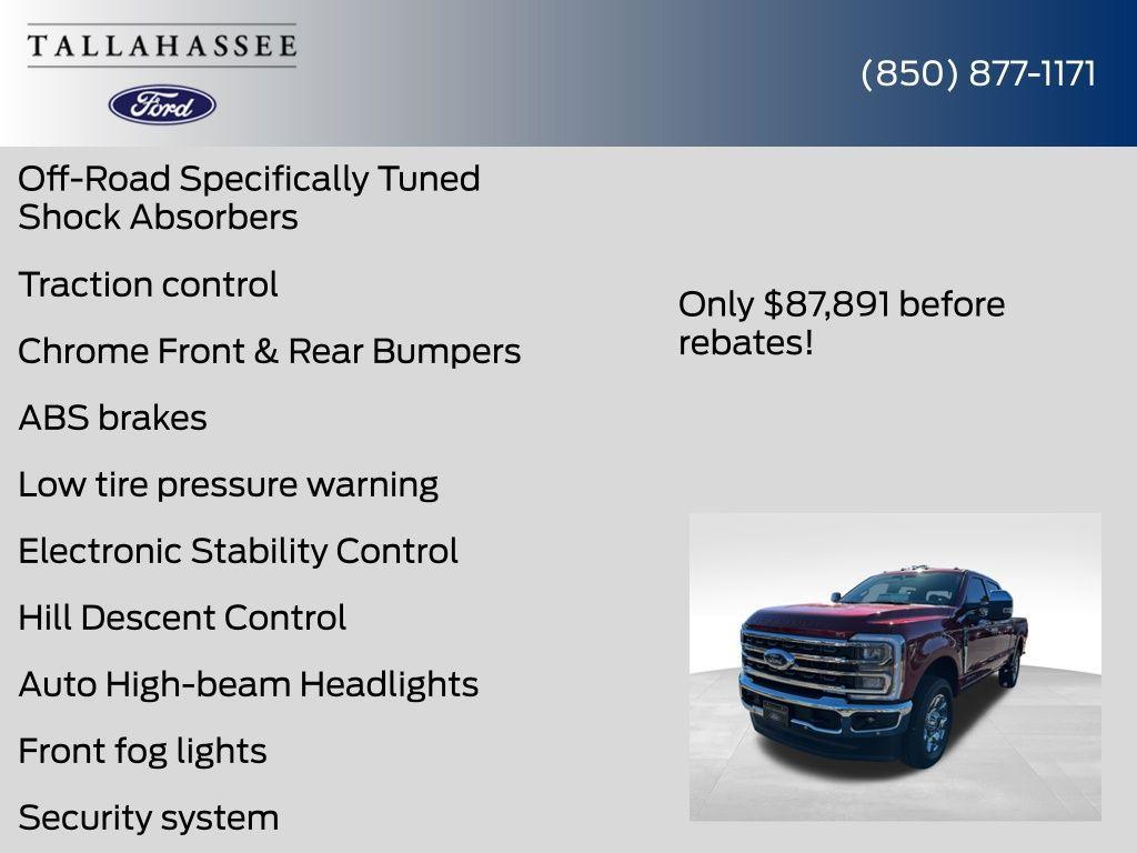 new 2025 Ford F-350 car, priced at $87,891