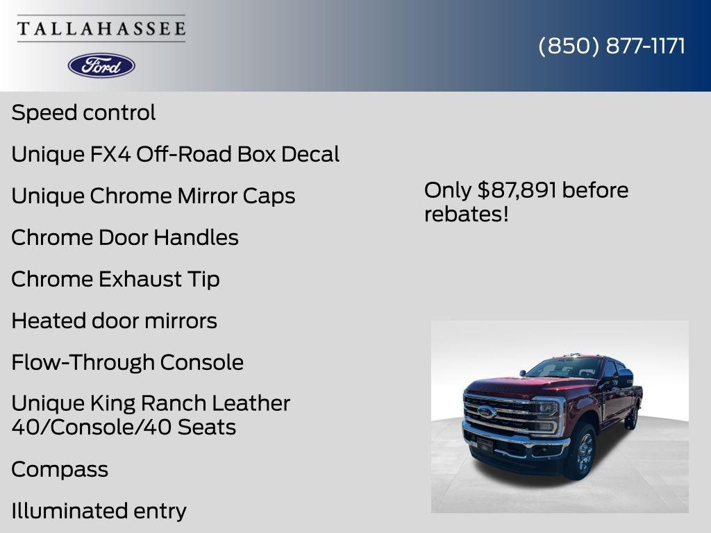 new 2025 Ford F-350 car, priced at $87,891