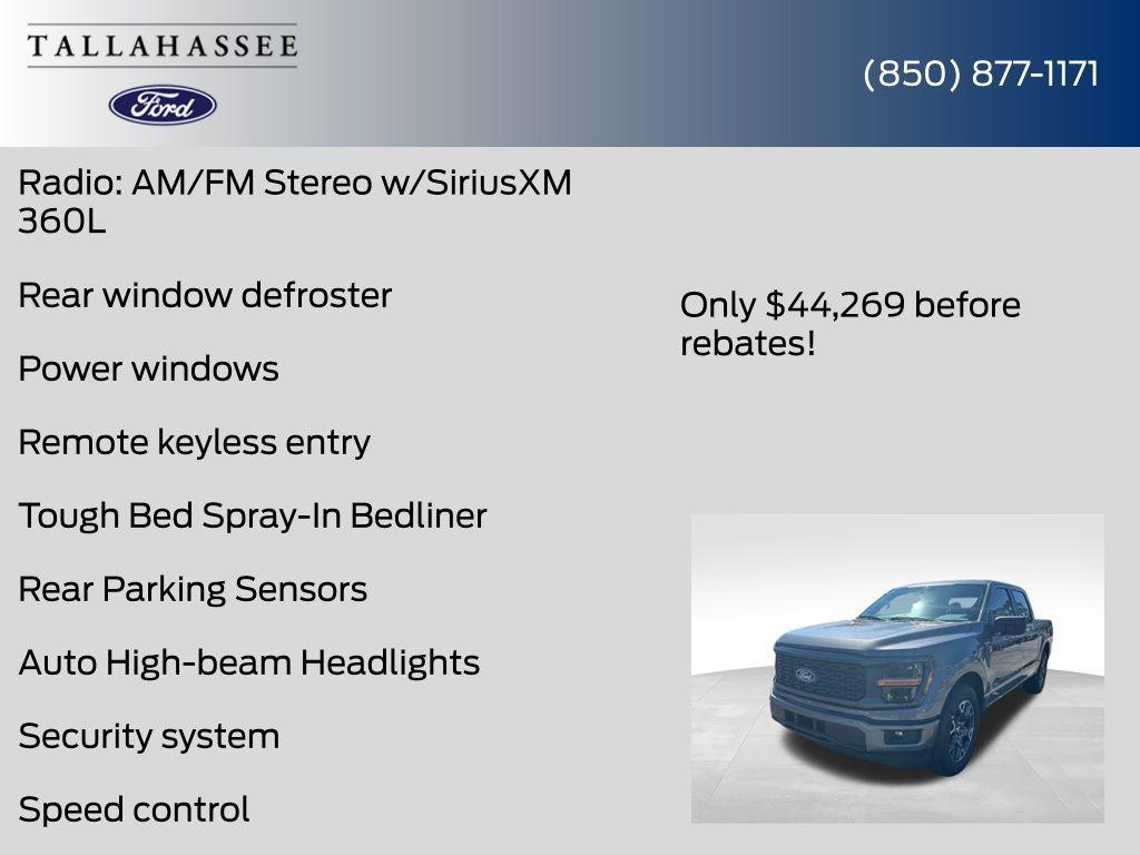 new 2025 Ford F-150 car, priced at $43,269