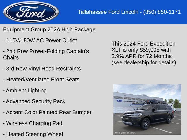 new 2024 Ford Expedition car, priced at $59,995