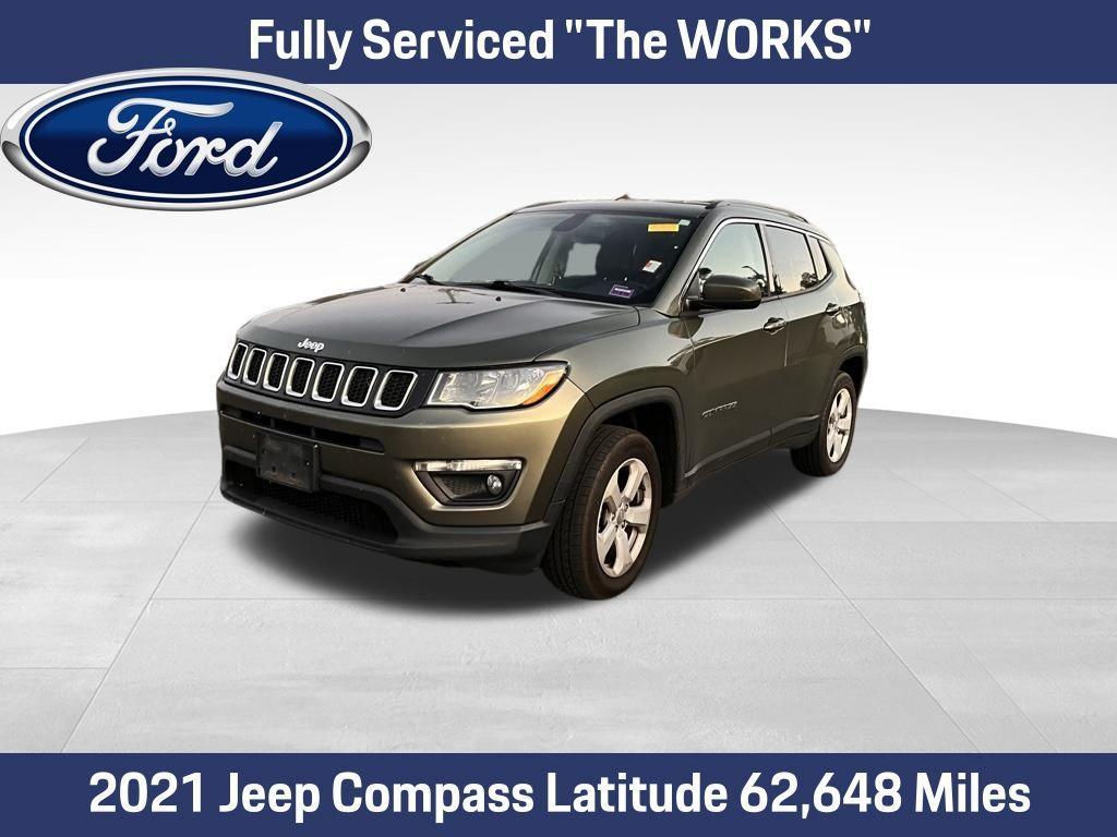 used 2021 Jeep Compass car, priced at $16,951