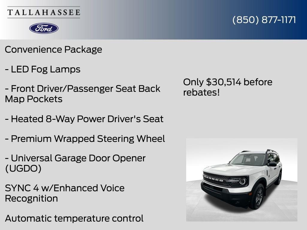 new 2025 Ford Bronco Sport car, priced at $30,514