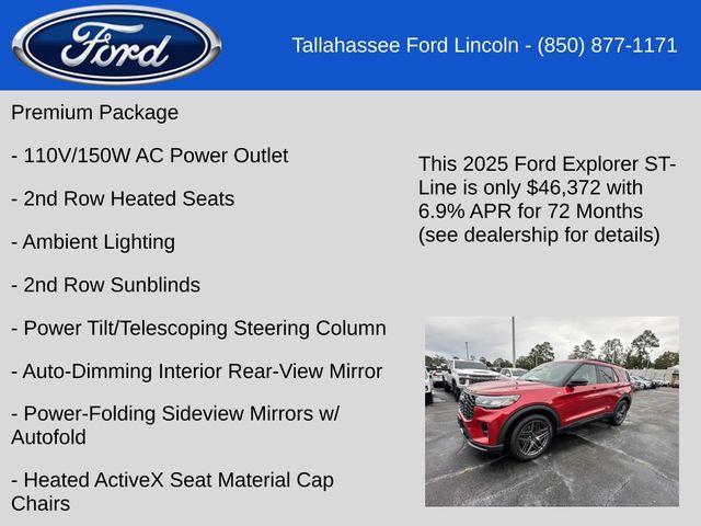 new 2025 Ford Explorer car, priced at $46,372