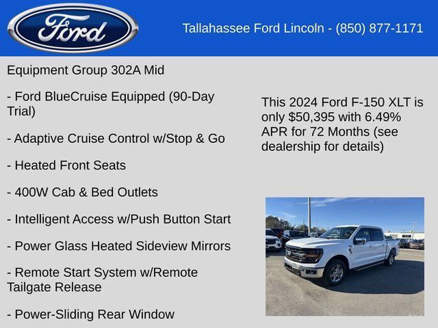 new 2024 Ford F-150 car, priced at $50,395