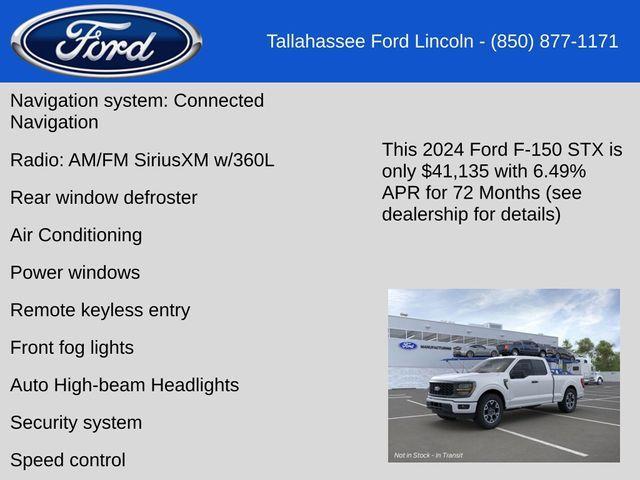 new 2024 Ford F-150 car, priced at $41,135