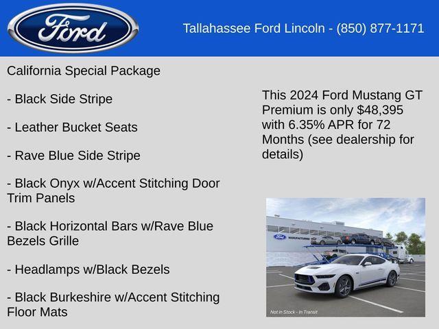 new 2024 Ford Mustang car, priced at $48,395