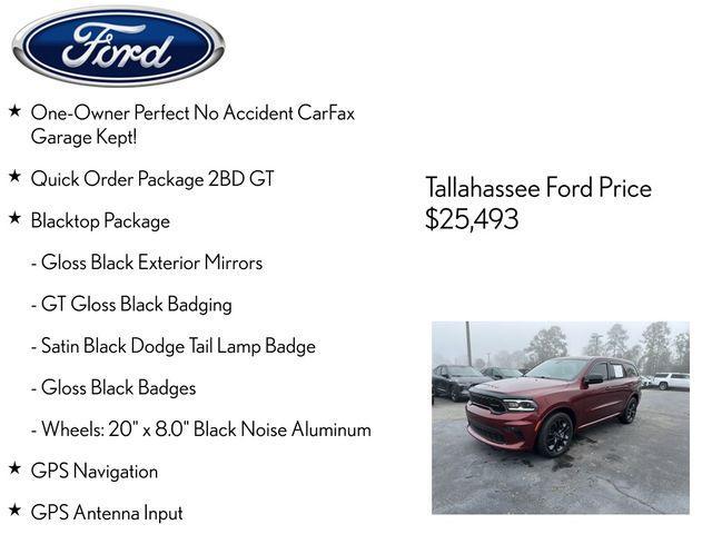 used 2021 Dodge Durango car, priced at $25,493