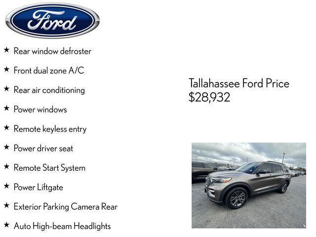 used 2021 Ford Explorer car, priced at $28,932