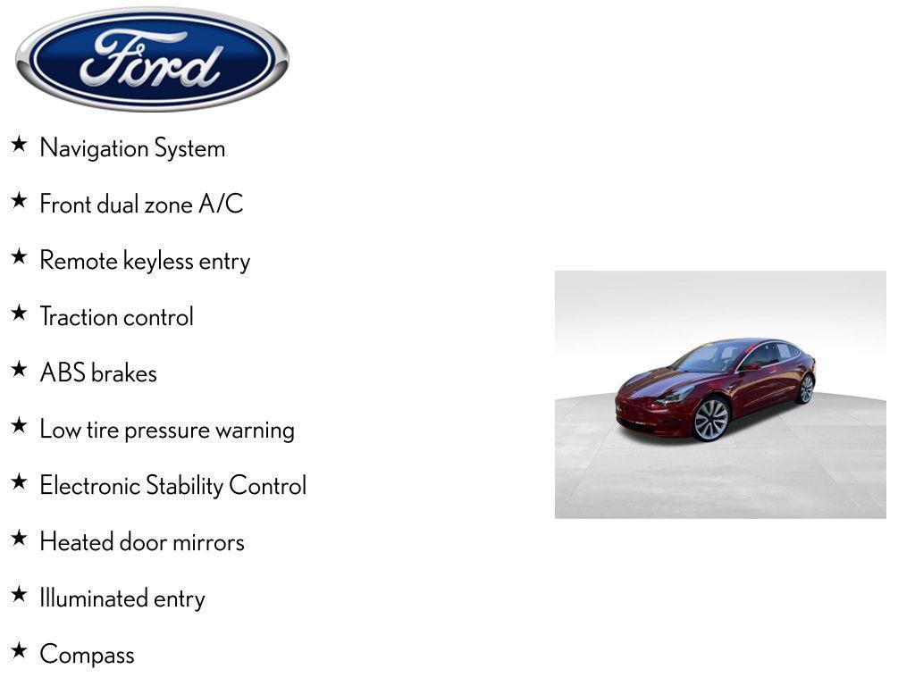 used 2018 Tesla Model 3 car, priced at $23,831