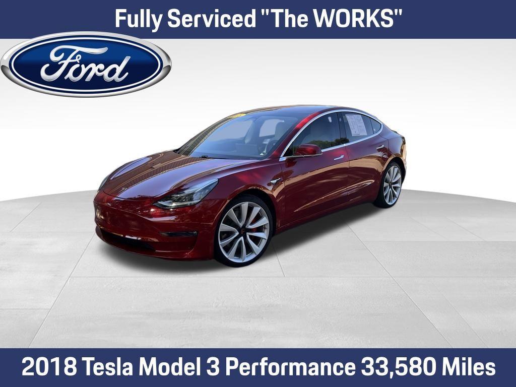 used 2018 Tesla Model 3 car, priced at $23,831