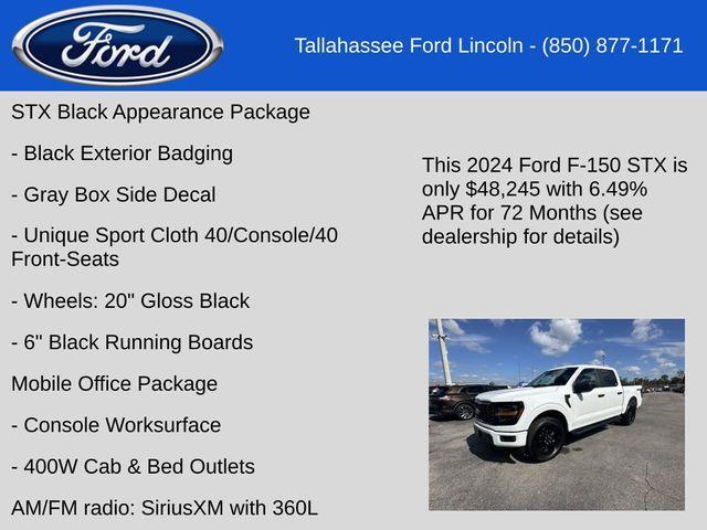 new 2024 Ford F-150 car, priced at $48,245