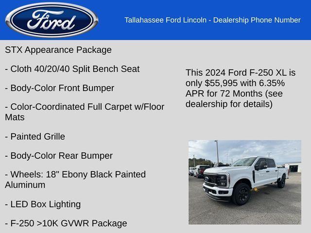 new 2024 Ford F-250 car, priced at $55,995