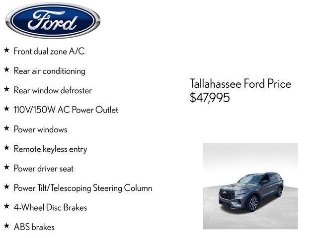 used 2025 Ford Explorer car, priced at $39,996