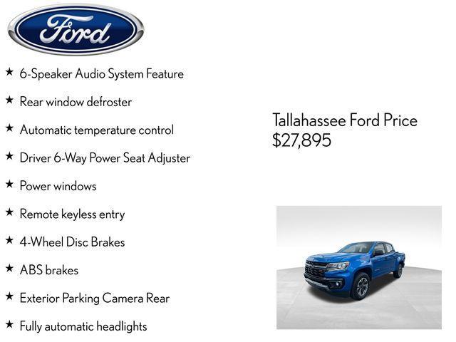 used 2021 Chevrolet Colorado car, priced at $22,963