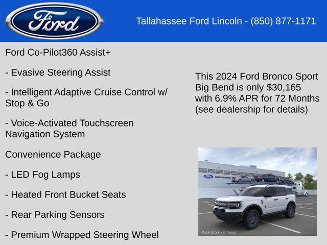 new 2024 Ford Bronco Sport car, priced at $30,165